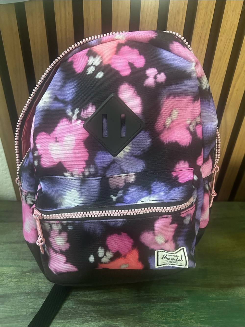 Herschel Supply Company Pink and Purple Tie-Dye Mini Backpack